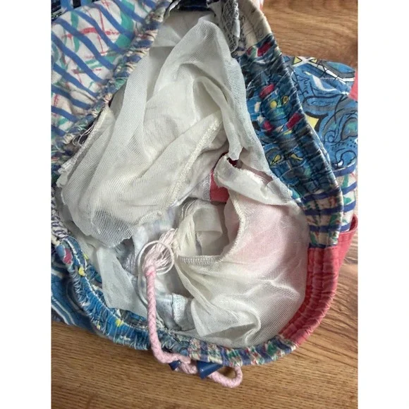 Vintage Gitano Boys Surf Swim Board Shorts Trunks Youth M 8/10 90s Tropical - Picture 5 of 5